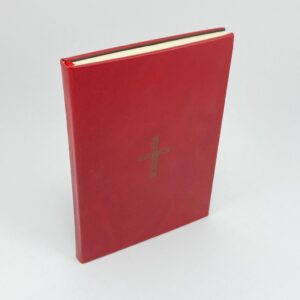 book-binding-leather journal-red